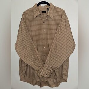 Van Heusen XL plaid button down shirt
